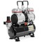 PointZero 1/3 HP Double Piston Airbrush Compressor with Air Tank, Regulator, Gauge and Water Trap - Quiet Professional Pump